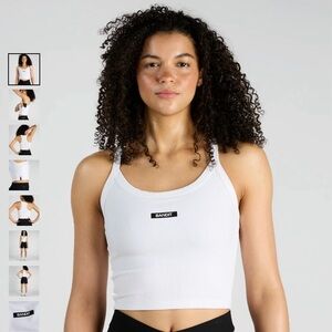 CADENCE™ SCOOP NECK RACE CROP - Size M